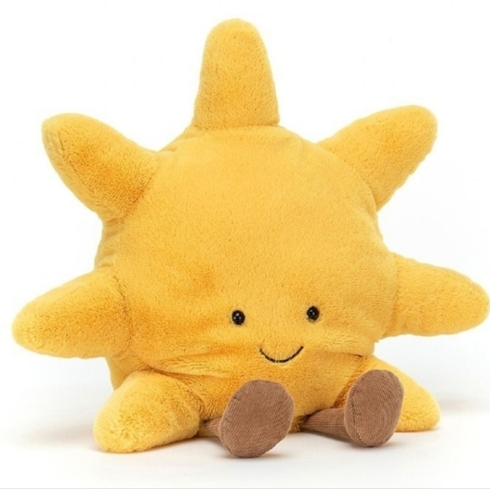 Jellycat Amuseable Sun 12x12" Soft & Plush BNWT Authentic